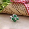 Charm berloques Pandora de prata Trevo