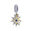 Charm Pendente Sol Conheça a Lua Pavé estilo Pandora - SCC1135