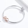 Charm Infinidade estilo Pandora Rosa - SCC1146-C