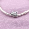 Charm PANDORA de Prata Elegante Cisne - 791732CZ
