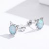 Brincos Petit Estrela miau estilo Pandora - SCE538-Q