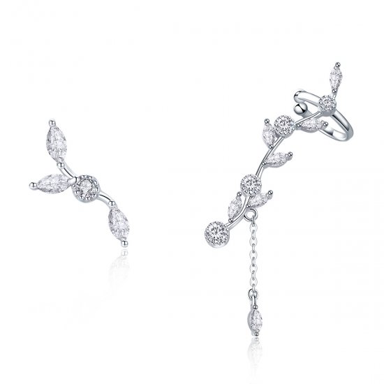 Brincos Petit Ramo de flores estilo Pandora - SCE429  Clique na imagem para fechar