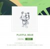 Charm Urso brincalhão life Pandora - SCC1870