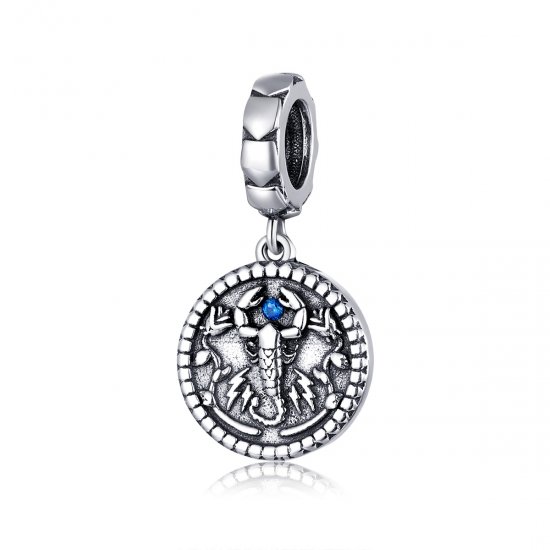 Charm Pendente Escorpião misterioso estilo Pandora - SCC1503  Clique na imagem para fechar