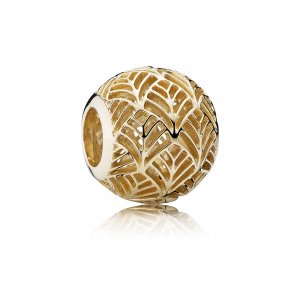 Charm berloques PANDORA de Ouro Tropicana Charm berloques PANDORA de Ouro Tropicana