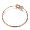 Bracelete Pandora Rígido Espiral Rosa - 589287C01
