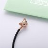 Bracelete Couro Princesa leão cintilante Pandora - 588053CBK-S