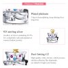 Charm Bolo de casamento estilo Pandora - BSC267