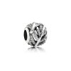 Charm PANDORA de Prata MicroPave Vazado Plumas - 791186CZ Charm PANDORA de Prata MicroPave Vazado Plumas - 791186CZ