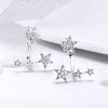 Brincos Petit Estrelas estilo Pandora - SCE448