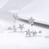 Brincos Petit Estrelas estilo Pandora - SCE448