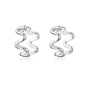 Brincos Petit Radianos de batimentos cardíacos estilo Pandora - SCE672 Brincos Petit Radianos de batimentos cardíacos estilo Pandora - SCE672