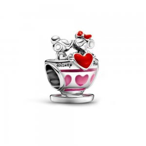 Charm Disney, Parques Mickey e Minnie Teacups Pandora - 799265C01 Charm Disney, Parques Mickey e Minnie Teacups Pandora - 799265C01
