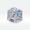 Charm Estrela-do-mar e Concha estilo Pandora - SCC1805