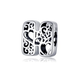 Charm Letra mágica H estilo Pandora - SCC1229-H Charm Letra mágica H estilo Pandora - SCC1229-H