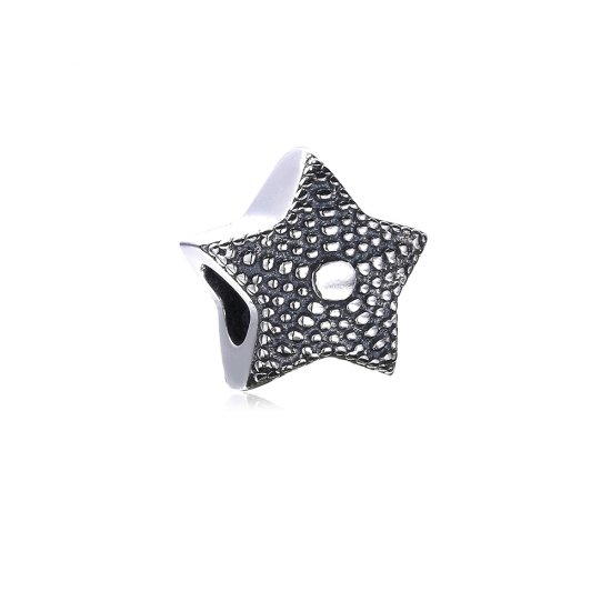 Charm berloques Pandora de prata Estrela  Clique na imagem para fechar