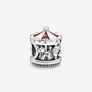Charm Carrossel de Natal Pandora - 798435C01 Charm Carrossel de Natal Pandora - 798435C01