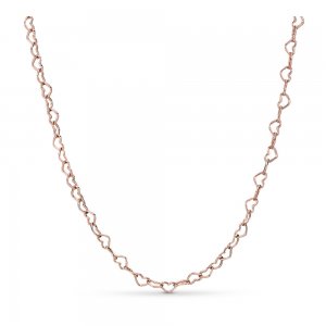 Colar Corações unidos Pandora Rose - 387961
