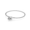 Bracelete PANDORA Rígido Corações Florescentes - 597101-17 Bracelete PANDORA Rígido Corações Florescentes - 597101-17