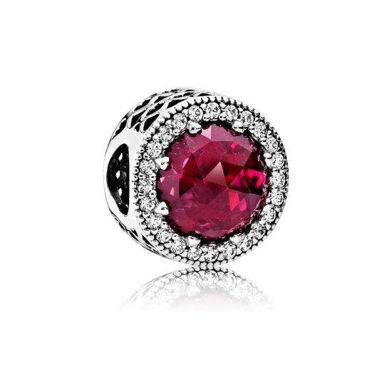 Charm PANDORA Coração Radiante Cereja - 791725NCC  Clique na imagem para fechar