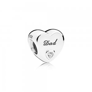 Charm berloques PANDORA Amor de Pai - 796458CZ