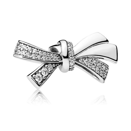 Charm berloques PANDORA Laço Reluzente - 797241CZ  Clique na imagem para fechar