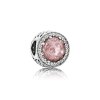Charm PANDORA Radiante Rosa Blush - 791725NBP