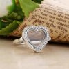 Anel PANDORA Floating Locket Brilhante Coração - 197252CZ