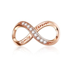 Charm Infinidade estilo Pandora Rosa - SCC1146-C
