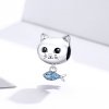 Charm Vaquinha Com Peixe estilo Pandora - BSC226