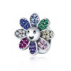 Charm Girassol Colorido estilo Pandora - SCC1701 Charm Girassol Colorido estilo Pandora - SCC1701