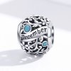 Charm Pedra de nascimento de dezembro estilo Pandora - SCC1385-12