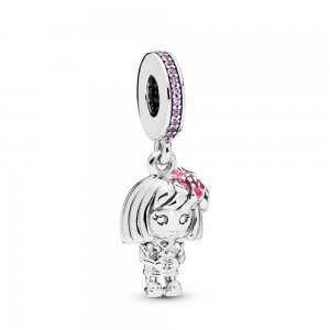 Charm Pendente Garota-flor chinesa Pandora - 798114SSP Charm Pendente Garota-flor chinesa Pandora - 798114SSP