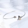 Bracelete Rigido Aberto História da Abelha estilo Pandora - SCB104
