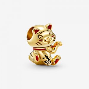 Charm Gato da Fortuna Fofo Pandora Shine - 769271C01 Charm Gato da Fortuna Fofo Pandora Shine - 769271C01