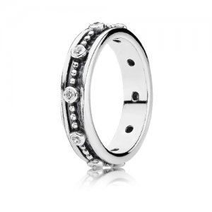 Anel PANDORA de Prata com Zircônia Cúbica - 190882CZ - Anéis