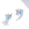 Brincos Petit Tartaruga marinha estilo Pandora - SCE1035