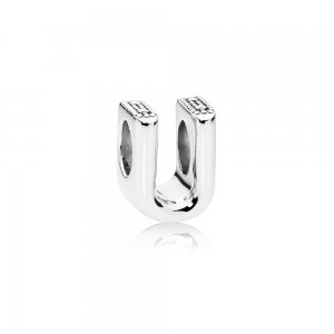Charm berloques PANDORA Letra U - 797475 Charm berloques PANDORA Letra U - 797475