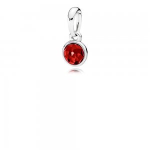 Charm Pendente PANDORA Gota de Rubi Sintético Julho - 390396SRU Charm Pendente PANDORA Gota de Rubi Sintético Julho - 390396SRU
