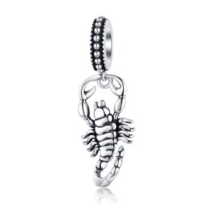 Charm Pendente Escorpião estilo Pandora - SCC1329 Charm Pendente Escorpião estilo Pandora - SCC1329