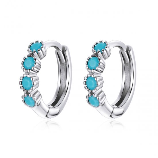 Brinco Argolas À moda estilo Pandora - SCE1127  Clique na imagem para fechar