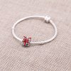 Charm PANDORA de Prata e Esmalte Presente - 791132EN24