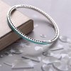 Bracelete PANDORA Rígido Corações Radiantes Menta - 590537EN105