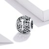 Charm Flores com orifícios, letra I estilo Pandora - SCC1444-I