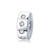 Separador zircônia cúbica estilo Pandora - BSC165 Separador zircônia cúbica estilo Pandora - BSC165