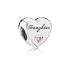 Charm berloques PANDORA Amor de Filha - 791726PCZ