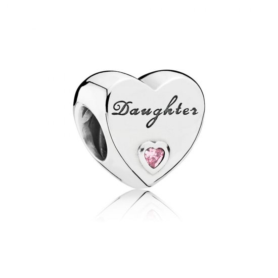 Charm berloques PANDORA Amor de Filha - 791726PCZ  Clique na imagem para fechar