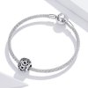 Charm Flores com orifícios, letra G estilo Pandora - SCC1444-G