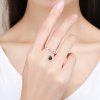 Anel Lágrimas de flores estilo Pandora - SCR314