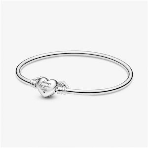 Bangle fecho Coração Asas de Anjo “Always by your side” Pandora - 599379C00 Bangle fecho Coração Asas de Anjo “Always by your side” Pandora - 599379C00